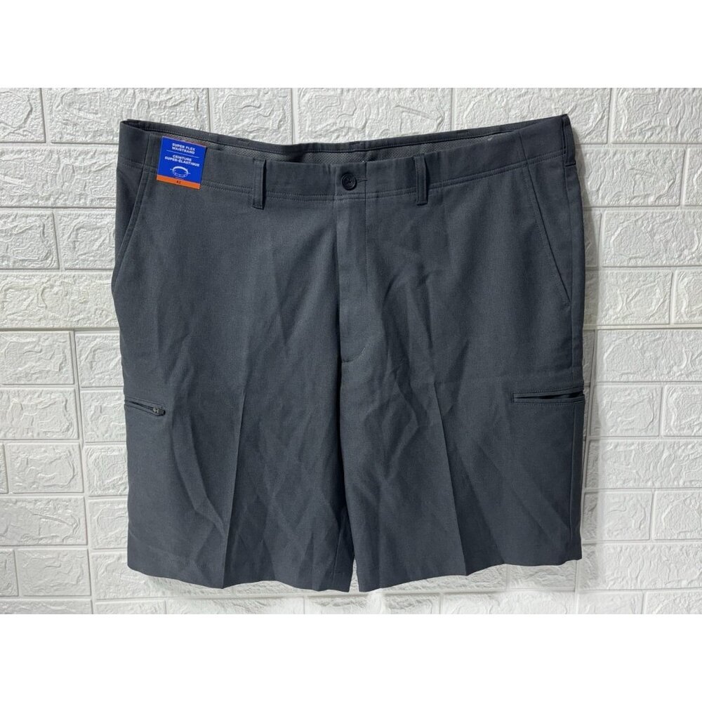 HAGGAR Men COOL RIGHT Utility Short - Size 42, Grey